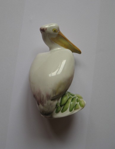 Vintage porzellan pelikan - vintage,