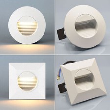 LED Wandeinbauleuchte Treppenleuchte Innen Außen IP54 warmweiß Einbau Strahler