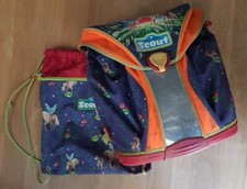 gepflegtes Schulranzen Set Scout Nano Sunrise 2 teilig Einhorn