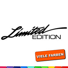 2x Limited Edition Aufkleber
