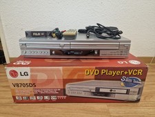 LG V8705DS  DVD VHS Kombi Player in Silber 2 Jahre Garantie Revidiert in OVP