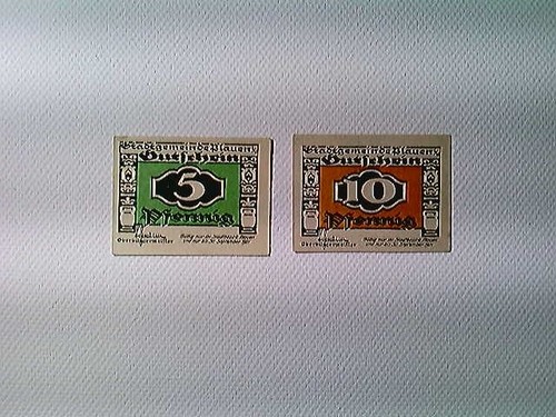 Notgeld stadtgemeinde plauen - stadtgemeinde,