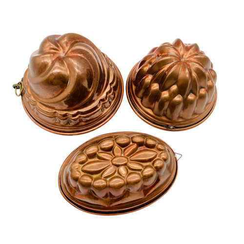 Vintage kupfer puddingform - vintage,