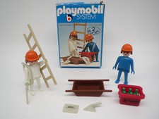Playmobil System 3160 Exklusiv-Set "Bauarbeiter" (in OVP) von 1976 RAR!