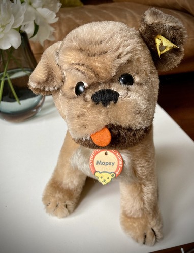 Steiff hund mopsy sitzend - steiff, 22