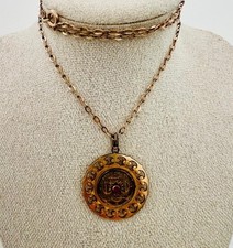 Biedermeier tombak necklace