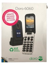 Doro 6060 Klapphandy Tastentelefon Seniorenhandy Schwarz