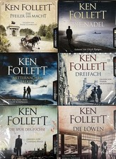 6 x Ken Follett - Thriller /