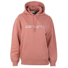 Carhartt Woman Hooded Carhartt Sweatshirt rose - Kapuzenpullover mit Script Logo
