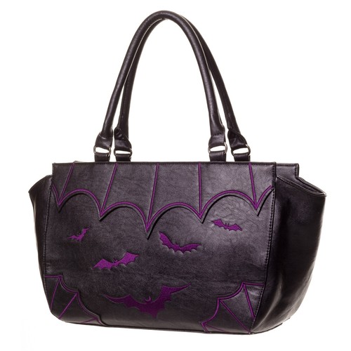 Banned handtasche purple bats - handtasche,