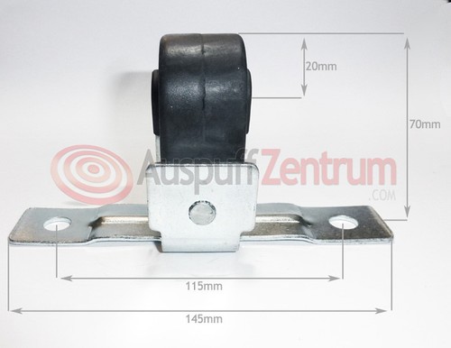 Auspuff gummi für seat arosa - gummi,