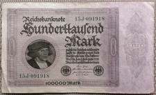 100.000 Mark Reichsbanknote