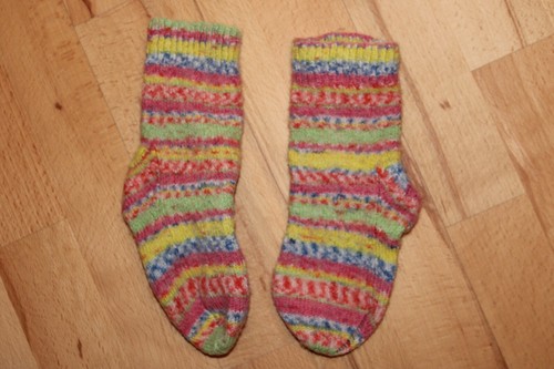 Verfilzte verwaschene socken - verwaschene,