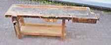 Große alte Hobelbank / Werkbank