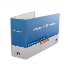 Bankordner Ordner für Kontoauszüge Kontoauszugsordner  "Neues Erscheinungsbild"