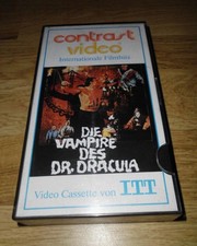 Die Vampire Des Dr. Dracula - ITT Glasbox - Paul Naschy - VHS Rarität