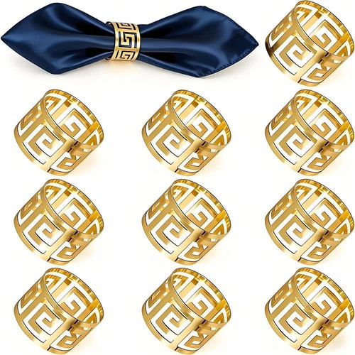 Serviettenring gold stück - gold,, 10
