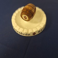 Alter Aschenbecher Rosenbräu mit Bierfaß drauf