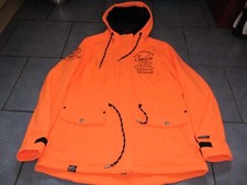 schöne Damen Outdoor Jacke Softshelljacke mit Kapuze orange Gr. M 38 von SOCCX