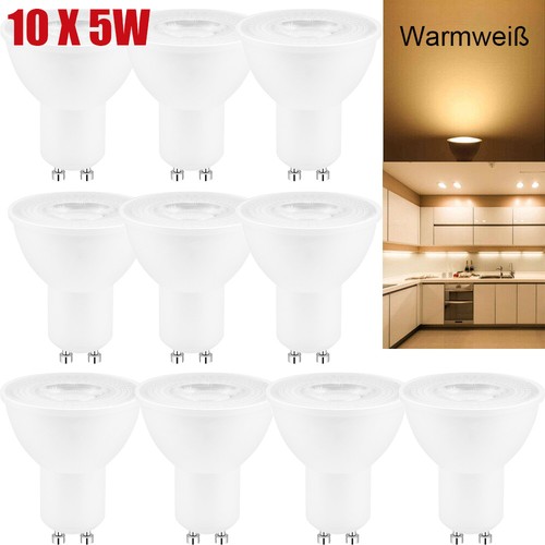 10x gu10 led birne - gu10,