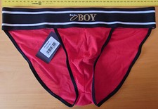 Oboy Berlin Tanga / Brief mesh rot Gr. XL Neuware mit Etikett