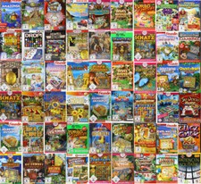 PC CD DVD Match Jewel 3-Gewinnt Mahjongg Spiele Knobel Sammlung Konvolut Auswahl