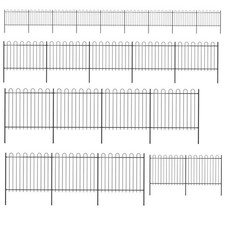 Gartenzaun mit Bügel-Design