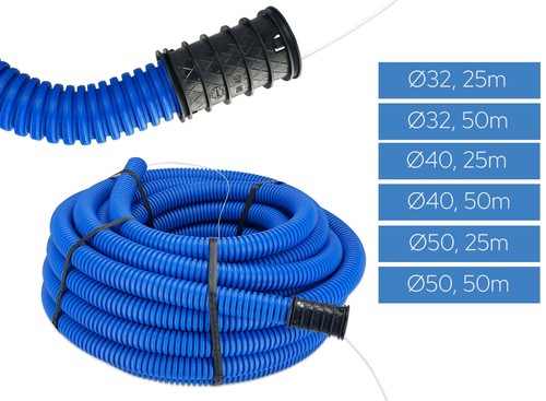 25m 50m wellrohr - mm,
