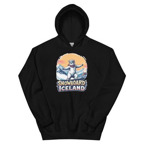 Snowboard iceland polar bear - iceland,