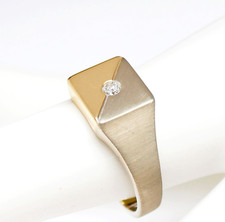 Herrenring 14 Karat 585 Gold
