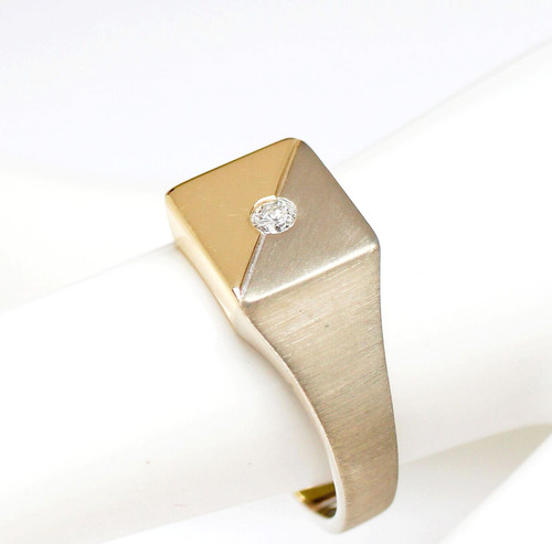 Herrenring karat 585 gold - herrenring, 14