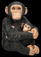 Gartenfigur - Schimpansen Mama