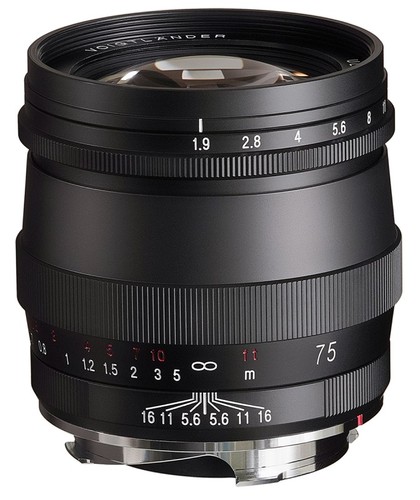 Voigtländer ultron 75mm 9 - voigtländer, 1.9