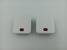 2x MERTEN ATELIER M1 Wippe mit roten Symbol polarweiß (49)