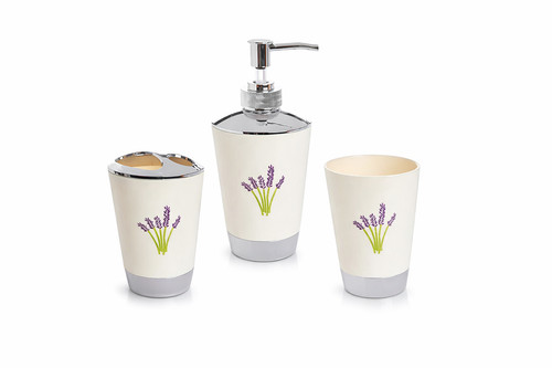 Bad accessoires set lavendel - accessoires,