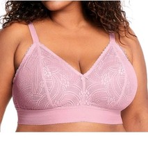 Miss Mary Damen Komfort-BH ohne Bügel Unterwäsche rose Gr. 75 (Cup-D) NEU