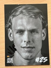 Leon Hüttl ERC Ingolstadt Autogrammkarte original signiert #40661