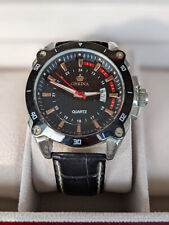 ORKINA Herrenuhr, Guter Zustand, Lederarmband, neue Batterie