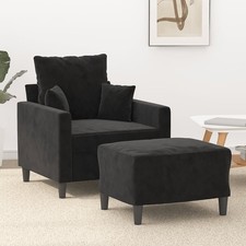 Sessel mit Hocker Sofa