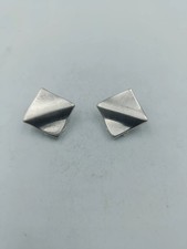 Elegante quadratische Ohrclips