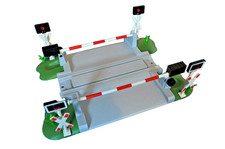 Playmobil RC Train 4306 Bahnübergang mit Schranken - TOP