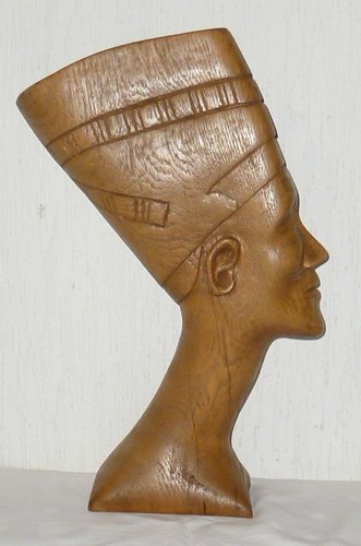 Alte geschnitzte holzfigur - geschnitzte,