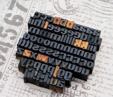 a-z Alphabet Holzbuchstaben 14mm Lettern Holzlettern Vintage shabby Landhaus