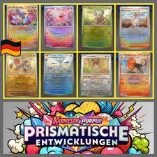 Pokémon Karten Prismatische Entwicklungen Pokeball & Meisterball Reverse Auswahl