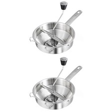  2 Pcs Flockenquetsche Manuell