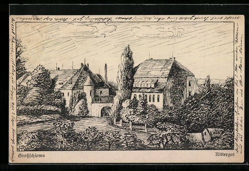 Künstler großschirma - künstler-ak,