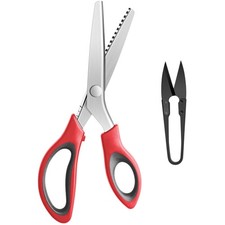 Schere gezahnt, Komfortgriffe