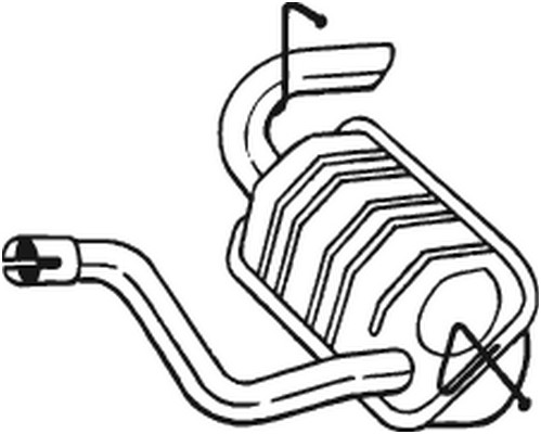 Bosal endschalldämpfer - bosal,