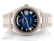 Rolex Day-Date 40 228239 Weißgold 40mm Blue Ombré B+P 08/2025 Unworn Uhr (14652)