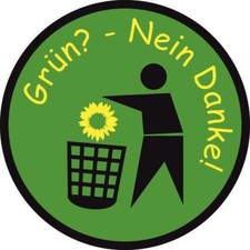 Aufkleber Grün? - Nein Danke